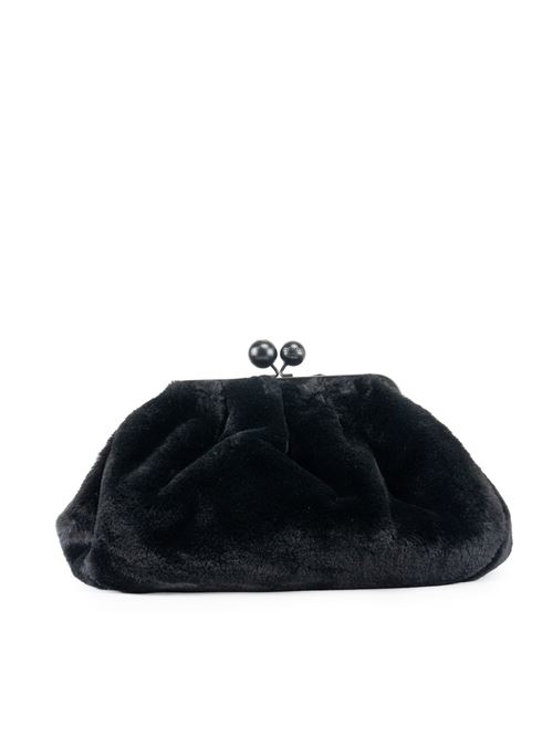 Borsa Pasticcino Gianna in tessuto extra soft furry Nero WEEKEND MAX MARA | 2425516075600006